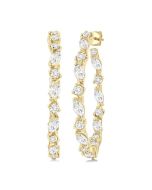ValVerVel ValVioXe 14K White Gold Diamond Fashion Earrings