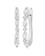 ArPhoLux 14K White Gold Diamond Fashion Earrings