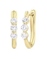 ArValRa LuxVioLys VelLoXe 14K White Gold Diamond Fashion Earrings