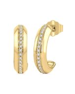 ArSolVal 14K White Gold Diamond Fashion Earrings