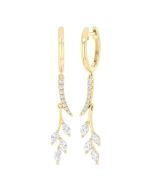 ValOraOra 14K White Gold Diamond Fashion Earrings
