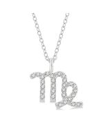 Isolde Couture Virgo Zodiac Diamond Pendant