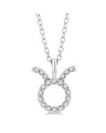 Harrier Seraph Taurus Zodiac Diamond Pendant