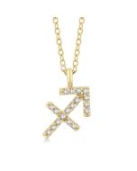 Selene Sovereign Sagittarius Zodiac Diamond Pendant