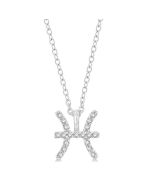 Couture Aster Pisces Zodiac Diamond Pendant