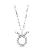 Blossom Fable Taurus Zodiac Diamond Pendant