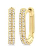 ThElDor 14K White Gold Diamond Fashion Earrings