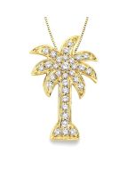 Sovereign Atlas Palm Tree Diamond Fashion Pendant