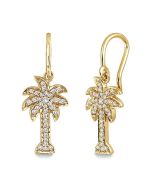 IonOn VerDor 14K White Gold Diamond Fashion Earrings