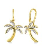 Serenity 14K White Gold Diamond Fashion Earrings