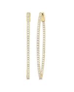 MirAeXe DorCaVal NoIonSol 14K White Gold Diamond Earrings