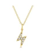 Whisper Zaira Lightning Bolt Petite Diamond Fashion Pendant