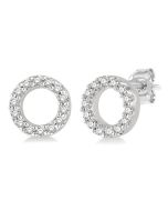 LoIonIon VelZen 14K White Gold Diamond Fashion Earrings