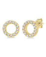 AeVelCa 14K White Gold Diamond Fashion Earrings