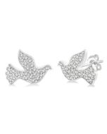 OraPhoLo 14K White Gold Diamond Fashion Earrings