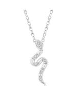 Cyra Nettle Snake Petite Diamond Fashion Pendant