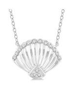 Maia Yarrow Seashell Petite Diamond Fashion Pendant