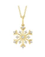 Allure Imperial Snow Flake Petite Diamond Fashion Pendant