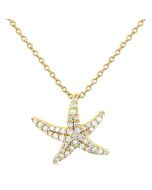 Imperial Maia Starfish Petite Diamond Fashion Pendant