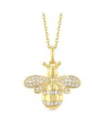 Umbria Horizon Bumble Bee Petite Diamond Fashion Pendant