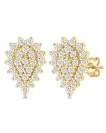 ValCelRa PhoLysRa OnXeVer 14K White Gold Diamond Cluster Earrings