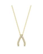 Wishbone Petite Diamond Fashion Pendant