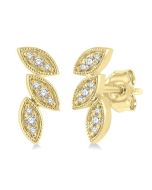 ValLuxCel 14K White Gold Diamond Fashion Earrings