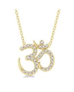 Xanthe Yarrow 'Om' Petite Diamond Fashion Pendant