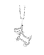 Poise Yarrow Dog Petite Diamond Fashion Pendant