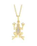 Thalia Aurora Frog Petite Diamond Fashion Pendant