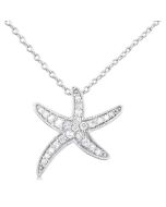 Umbria Rhea Starfish Petite Diamond Fashion Pendant
