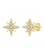 Star Petite Diamond Fashion Earrings
