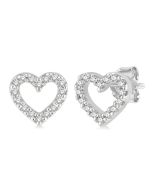 ArLoEl 14K White Gold Diamond Fashion Earrings