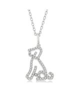 Prairie Maia Dog Petite Diamond Fashion Pendant