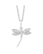 Cypress Étoile Dragonfly Petite Diamond Fashion Pendant