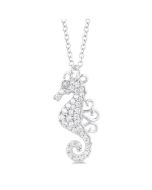Aria Yew Seahorse Petite Diamond Fashion Pendant