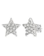 XeLoZen IsNo 14K White Gold Diamond Fashion Earrings