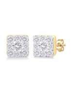 ArNoAr 14K White Gold Diamond Fashion Earrings