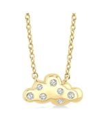 Sovereign Delphine Cloud Petite Diamond Fashion Pendant