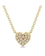 Haven Yvette Heart Shape Petite Diamond Fashion Pendant