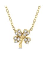 Serenade Beryl Clover Petite Diamond Fashion Pendant