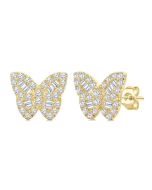 ValRaZen ArLysVel 14K White Gold Diamond Fashion Earrings
