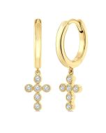 LysValCa LinXeVel 14K White Gold Diamond Fashion Earrings