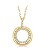 Quorra Tide Circle Petite Diamond Fashion Pendant