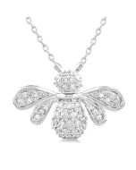 Wren Halcyon Bumble Bee Petite Diamond Fashion Pendant