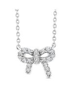 Silhouette Peregrine Bow Petite Diamond Fashion Pendant