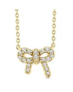 Isolde Quiana Bow Petite Diamond Fashion Pendant