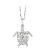 Cinder Seraph Turtle Petite Diamond Fashion Pendant
