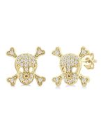 CaSolLys VelXeAr 14K White Gold Diamond Fashion Earrings