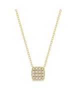 Lysandra Sabine Cushion Shape Petite Diamond Fashion Pendant